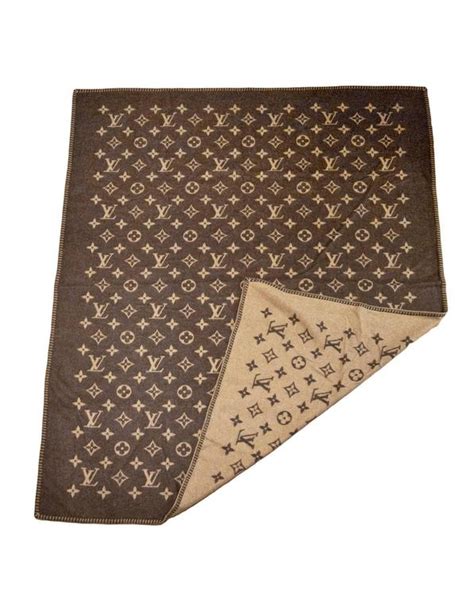 louis vuitton black and white blanket|Louis Vuitton monogram blanket.